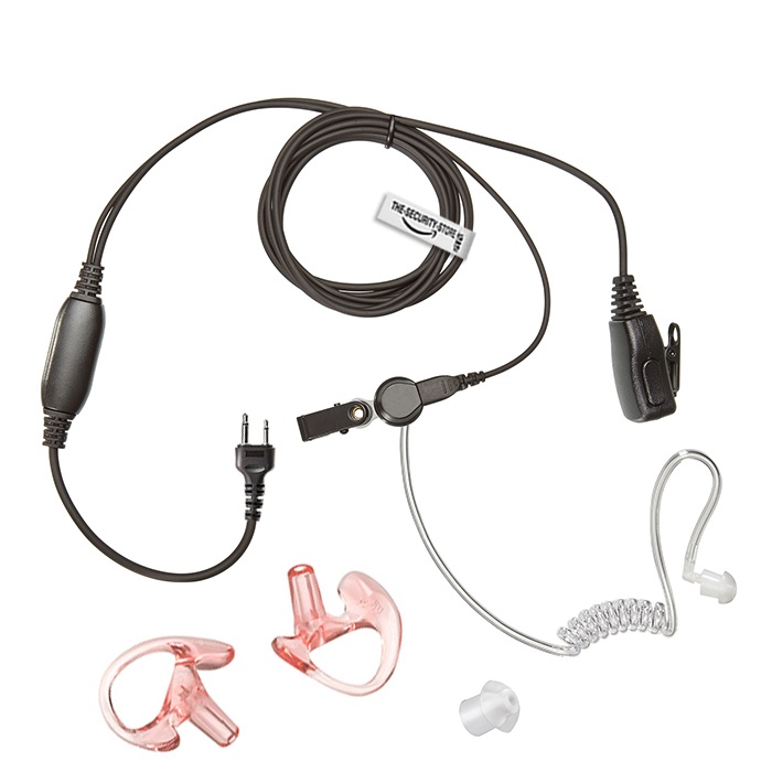 Covert Earpiece with Ear moulds for Maxon Radio Headsets and Earpieces For Maxon Radio Maxon